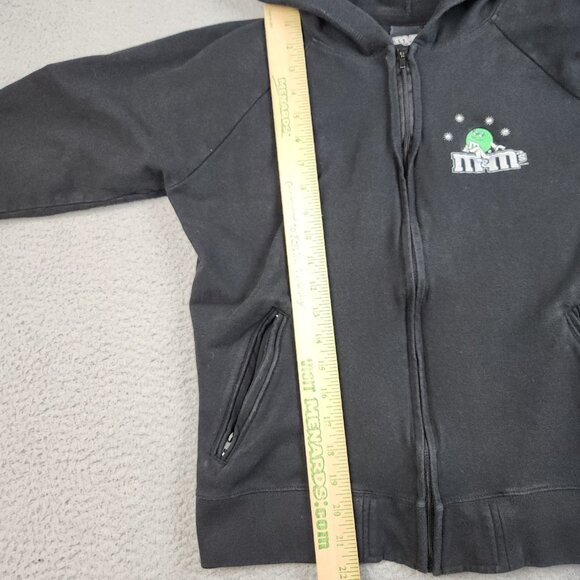 VTG M&M's Full Zip Hoodie Women's Extra Large Sweatshirt Jacket Embroidered Y2K - Picture 7 of 11